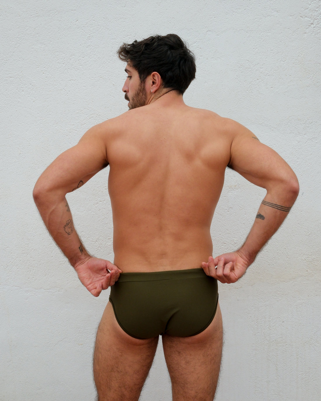 SWIM BRIEFS GREEN