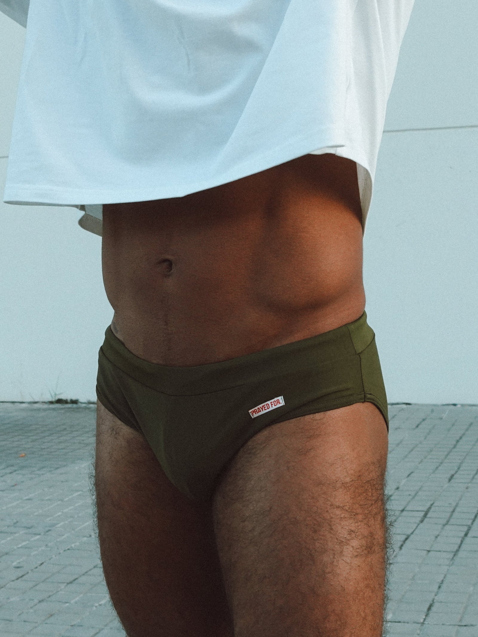 SWIM BRIEFS GREEN